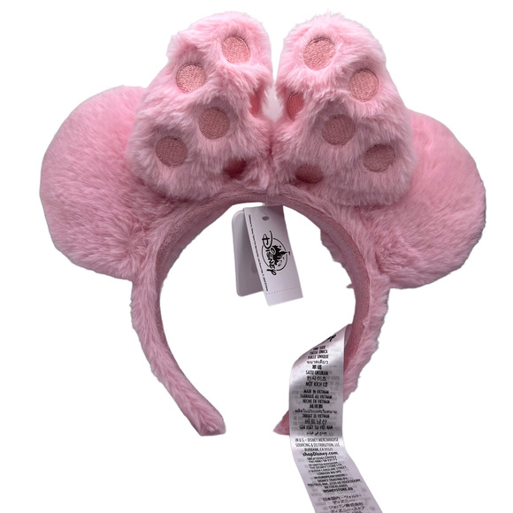 Disney Accessories - Disney Parks Piglet Pink Fur Minnie Mouse Ears NWT